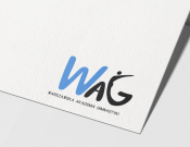 Projekt graficzny, nazwa firmy, tworzenie logo firm Logo Warszawska Akademia Gimnastyki - mo.onka
