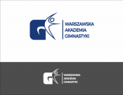 Projekt graficzny, nazwa firmy, tworzenie logo firm Logo Warszawska Akademia Gimnastyki - nebulaVision