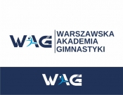 Projekt graficzny, nazwa firmy, tworzenie logo firm Logo Warszawska Akademia Gimnastyki - Voron 2021