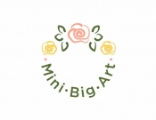 Projekt graficzny, nazwa firmy, tworzenie logo firm MINI BIG ART kokardki opaski spinki - Berta