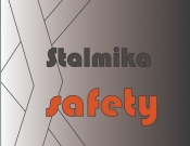 Projekt graficzny, nazwa firmy, tworzenie logo firm Logo dla marki: STALMIKA SAFETY - Bocianek1