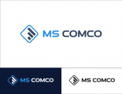 Projekt graficzny, nazwa firmy, tworzenie logo firm Logotyp MS COMCO - nebulaVision