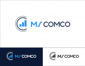 Projekt graficzny, nazwa firmy, tworzenie logo firm Logotyp MS COMCO - nebulaVision