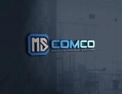 Projekt graficzny, nazwa firmy, tworzenie logo firm Logotyp MS COMCO - noon