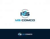 Projekt graficzny, nazwa firmy, tworzenie logo firm Logotyp MS COMCO - Blanker