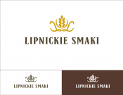 Projekt graficzny, nazwa firmy, tworzenie logo firm Lipnickie Smaki - zboża i mąki - nebulaVision