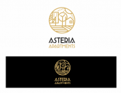 Projekt graficzny, nazwa firmy, tworzenie logo firm Asteria Apartments - jaczyk