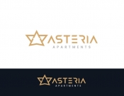 Projekt graficzny, nazwa firmy, tworzenie logo firm Asteria Apartments - stone