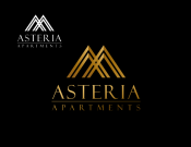 Projekt graficzny, nazwa firmy, tworzenie logo firm Asteria Apartments - kingu