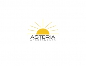 Projekt graficzny, nazwa firmy, tworzenie logo firm Asteria Apartments - PąCZEK Portfolio