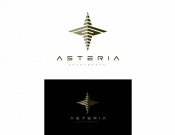 Projekt graficzny, nazwa firmy, tworzenie logo firm Asteria Apartments - noon