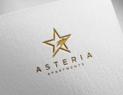 Projekt graficzny, nazwa firmy, tworzenie logo firm Asteria Apartments - JEDNOSTKA  KREATYWNA