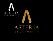 Projekt graficzny, nazwa firmy, tworzenie logo firm Asteria Apartments - kingu