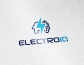 Projekt graficzny, nazwa firmy, tworzenie logo firm Konkurs na logo dla ELEKTRO-IQ - stone
