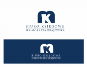 Projekt graficzny, nazwa firmy, tworzenie logo firm Nowe biuro rachonkowo księgow MK - jaczyk