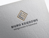 Projekt graficzny, nazwa firmy, tworzenie logo firm Nowe biuro rachonkowo księgow MK - stone