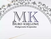 Projekt graficzny, nazwa firmy, tworzenie logo firm Nowe biuro rachonkowo księgow MK - Sandraela