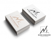 Projekt graficzny, nazwa firmy, tworzenie logo firm Nowe biuro rachonkowo księgow MK - wiktoriary