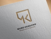 Projekt graficzny, nazwa firmy, tworzenie logo firm Nowe biuro rachonkowo księgow MK - aniiias