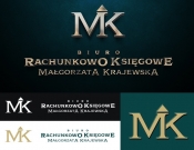 Projekt graficzny, nazwa firmy, tworzenie logo firm Nowe biuro rachonkowo księgow MK - Piotr_dtp