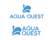 Projekt graficzny, nazwa firmy, tworzenie logo firm AQUA QUEST - rovixi