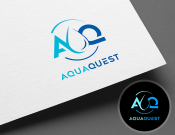Projekt graficzny, nazwa firmy, tworzenie logo firm AQUA QUEST - Blanker