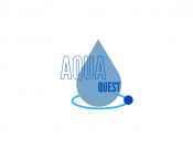 Projekt graficzny, nazwa firmy, tworzenie logo firm AQUA QUEST - melanbuba