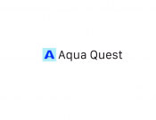 Projekt graficzny, nazwa firmy, tworzenie logo firm AQUA QUEST - Oki_druk