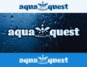 Projekt graficzny, nazwa firmy, tworzenie logo firm AQUA QUEST - Piotr_dtp