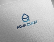 Projekt graficzny, nazwa firmy, tworzenie logo firm AQUA QUEST - Marcinir