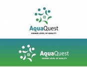 Projekt graficzny, nazwa firmy, tworzenie logo firm AQUA QUEST - KpXStudiO