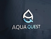 Projekt graficzny, nazwa firmy, tworzenie logo firm AQUA QUEST - Marcinir