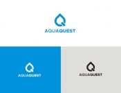 Projekt graficzny, nazwa firmy, tworzenie logo firm AQUA QUEST - JEDNOSTKA  KREATYWNA