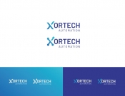 Projekt graficzny, nazwa firmy, tworzenie logo firm Logotyp - Xortech Automatyka - czaqq