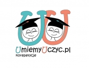 Projekt graficzny, nazwa firmy, tworzenie logo firm logo do strony www.umiemyuczyc.pl - Emi1