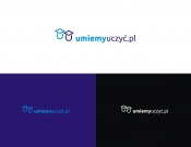Projekt graficzny, nazwa firmy, tworzenie logo firm logo do strony www.umiemyuczyc.pl - JEDNOSTKA  KREATYWNA
