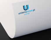 Projekt graficzny, nazwa firmy, tworzenie logo firm logo do strony www.umiemyuczyc.pl - Konwer