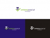 Projekt graficzny, nazwa firmy, tworzenie logo firm logo do strony www.umiemyuczyc.pl - JEDNOSTKA  KREATYWNA