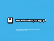 Projekt graficzny, nazwa firmy, tworzenie logo firm logo do strony www.umiemyuczyc.pl - t-wave