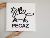 Projekt graficzny, nazwa firmy, tworzenie logo firm logo Klubu "Pegaz" - melanbuba