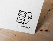 Projekt graficzny, nazwa firmy, tworzenie logo firm logo Klubu "Pegaz" - JadziaS