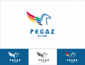Projekt graficzny, nazwa firmy, tworzenie logo firm logo Klubu "Pegaz" - nebulaVision