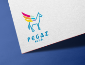 Projekt graficzny, nazwa firmy, tworzenie logo firm logo Klubu "Pegaz" - nebulaVision