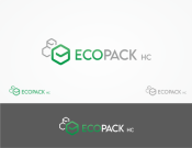 Projekt graficzny, nazwa firmy, tworzenie logo firm Logo firmy produkcyjnej ECOPACK HC - e_voo