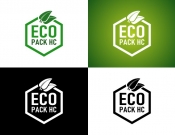 Projekt graficzny, nazwa firmy, tworzenie logo firm Logo firmy produkcyjnej ECOPACK HC - Nico69c
