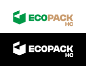 Projekt graficzny, nazwa firmy, tworzenie logo firm Logo firmy produkcyjnej ECOPACK HC - FANGRAF