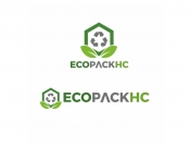 Projekt graficzny, nazwa firmy, tworzenie logo firm Logo firmy produkcyjnej ECOPACK HC - ZimmerStudio