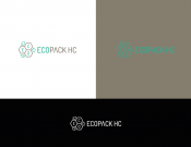 Projekt graficzny, nazwa firmy, tworzenie logo firm Logo firmy produkcyjnej ECOPACK HC - czaqq