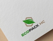 Projekt graficzny, nazwa firmy, tworzenie logo firm Logo firmy produkcyjnej ECOPACK HC - Voron 2021