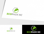 Projekt graficzny, nazwa firmy, tworzenie logo firm Logo firmy produkcyjnej ECOPACK HC - mazy
